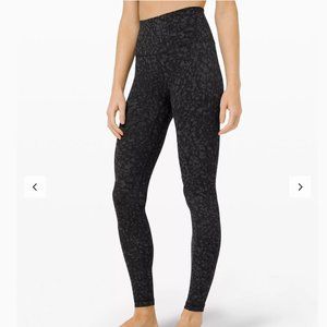 lululemon Align Pant 28" Wild Thing Camo Deep Coal